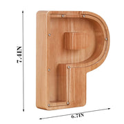 LetterMe - Personalized Wooden Letter Piggy Bank