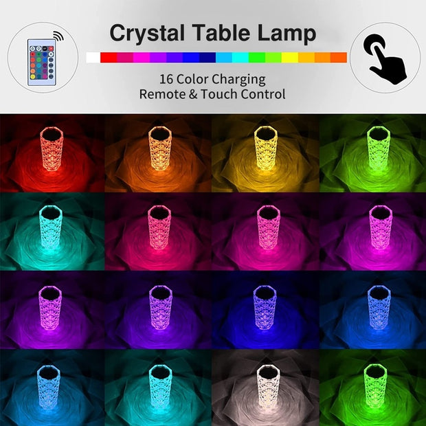 Gem Lamp - LED Crystal Table Lamp