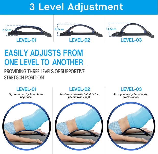 Multi-level Adjustable Back Stretcher