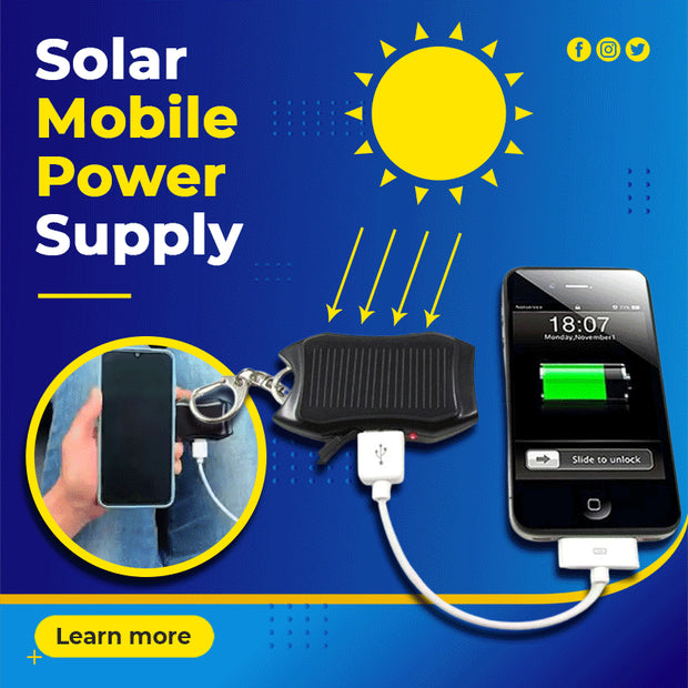 PowerKey - Solar Power Bank Keychain